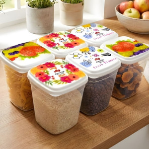 6-Pcs Storage Jar Set Multipurpose – 250 ML