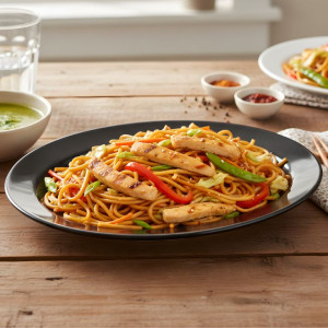 Melamine 10 Inch Small Black Oval Dish One Piece for Serving Food