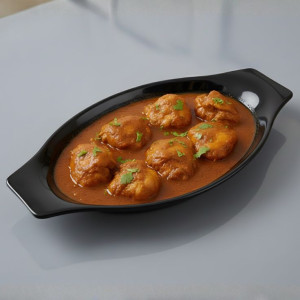 Melamine Large Black Serving Tray