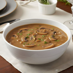 Melamine 8 Inch White Tulip Serving Bowl