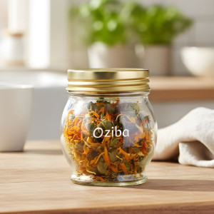 Ziba Airtight 270 ML Medium Glass Jar