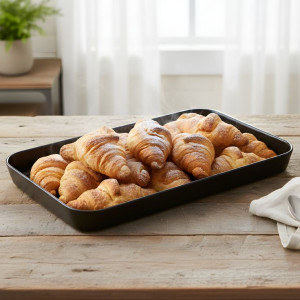Melamine Black Small Serving Tray