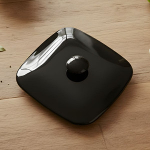Melamine Black Square Serving Bowl's Lid